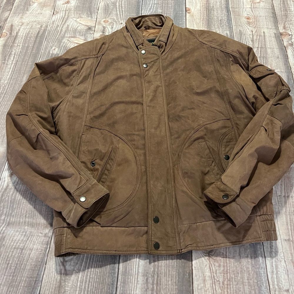 Vintage leather bomber jacket Reed 46 L